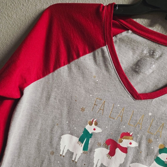 City Streets Llama Christmas Shirt - Picture 3 of 6